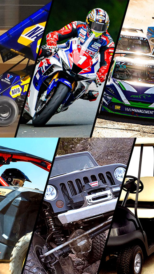 Off-road vehicle in action